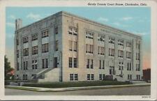 Postcard Grady County Court House Chickasha OK  picture