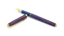 STUNNING PARKER 75 FOUNTAIN PEN, THUYA LAQUE, 14K WET XF NIB, FRANCE, 1990 picture