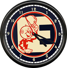 Reddy Kilowatt Vintage Logo Ohio Edison Company Electrician Sign Wall Clock picture