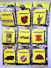 BRAND NEW Cyberpunk 2077 enamel pins YOU PICK CD Projekt Red singles or set 9 10 picture