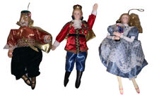 Set Of 3 Vintage Smithsonian Nutcracker Ornaments~ Clara Mouse King Prince picture