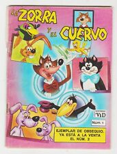 LA ZORRA Y EL CUERVO #1 VID MEXICAN COMIC FOX AND THE CROW DRAWN IN MEXICO picture