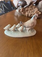 NAO Handmade In Spain By Lladro “Chicken & Chicks” Figurine (1987) picture