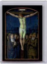 1997 Art Treasures of the Vatican Library Chrome Jesus Christ on Cross #C1 picture