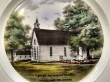 1952 Woodland Delaware Canton United Methodist Church Commemorative Plate Sussex picture