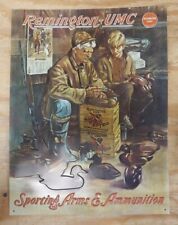Remington Sporting Arms UMC Sporting & Ammunition Tin Sign Duck Hunting  picture