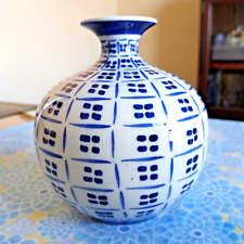 Handcrafted Blue & White Porcelain 4.5