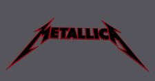 Metallica inspired 3D Printed Logo Plaque, Wall Art, Man Cave, Music Lovers 16