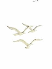 Vintage Homco 2 Seagulls Birds in Flight Wall Art Décor Plastic Resin USA 7619 picture