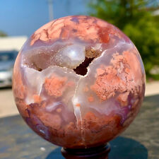460G    Natural beautiful Carnelian Crystal Sphere Meditation Healing Stone picture