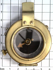 Antique WW1 1918 Civil Engineer Corps C-E Brass Field Compass #42780 Working picture