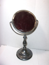 Antique Biggins Rodgers Vanity Swivel Beveled Mirror Quadruple silver Plate 2301 picture