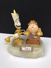 Disney Ron Lee 1992 Beauty and the Beast LUMIERE & COGSWORTH Figurine 1064/2050 picture