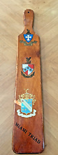 1950’s Northwestern Fraternity Wood Paddle w/ Fraternity Symbols picture