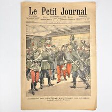 1903 Antique France Paper Illustration Newspaper Le Petit Journal number 669 picture