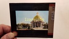 HTR HISTORIC Magic Lantern GLASS Slide BUENOS ARIES DOMED BUILDING picture