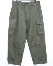 Genuine Indochina French Army M47 Cargo Pants /Trousers Size W35 Made in France picture