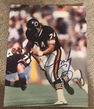 JIM COVERT SIGNED 8X10 PHOTO CHICAGO BEARS HOF 2020 INSCRIBED W/COA+PROOF WOW picture