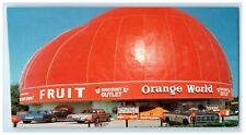 c1960's Orange World Cars Front Kissimmee Florida FL Unposted Vintage Postcard picture