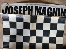 1970s Joseph Magnin Shopping Bag Iconic Black & White Checkered 21