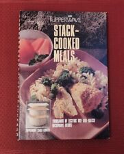 TUPPERWARE TUPPERWAVE STACKED COOK MEALS RECIPE COOKBOOK SPIRAL HB 1990 picture