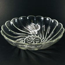 Hazel Atlas Glass Clear Colonial Swirl 9