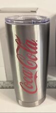🆕 Coca-Cola Stainless Steel 20 Oz Insulated Tumbler, W/lid New In Box picture