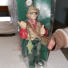 Fisherman with string of fish ornament by Raz Imports picture