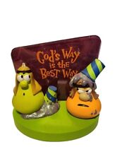 Vtg Veggie Tales Hallmark God's Way is the Best Way Jimmy Jerry Gourd Figurine picture