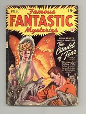 Famous Fantastic Mysteries Pulp Feb 1942 Vol. 3 #6 VG- 3.5 picture