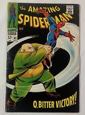 1968 Marvel AMAZING SPIDER-MAN #60 ~ missing two ad pages, story complete picture