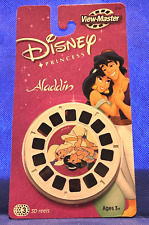 SEALED Disney Disney's  Aladdin Jasmine Cartoon Movie view-master 3 Reels Pack picture