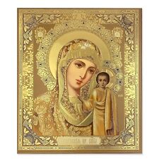 Madonna and Child Icon Virgin Mary of Kazan Christ Wood Orthodox Catholic Icon picture