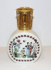 BEAUTIFUL LAMPE BERGER ARTORIA LIMOGES ASIAN BUTTERFLY FLORAL PORCELAIN LAMP picture
