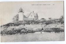 Postcard Curtis Island Light House Camden Maine ME  picture