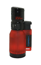 Eagle Torch Triple Flame Red Lighter Semi Transparent Tank picture