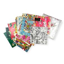 Lot of Assorted Mid Century Mod / Other Gift Wrapping Paper Sheets picture