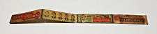 FRY'S COCOA RARE ANTIQUE FOLDING TIN LITOGRAPHED RULER C1895 CHOCOLATE picture