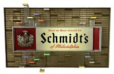 Vintage Schmidt Beer Wall Light Sign WS-59, Schmidt's Philadelphia Works *RARE* picture