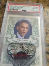 PSA 8 Barack Obama 2020 Leaf Decision Money Card President  picture