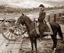 Union General William T. Sherman on horseback 8