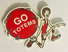 Go Totems Large Plastic Basketball Trammell Co. Pin Badge Rare Vintage (R2) picture