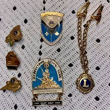 Lot LIONS CLUB Pins GEORGETOWN 22nd CRAZY BOAT RACE Chateauneuf Anjou ATTENDANCE picture