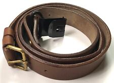 WWI SWEDISH M96 M38 MAUSER 6.5MM 6.5 X 55 RIFEL SLING  -RUSSETE LEATHER picture