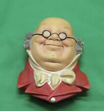 Bossons Enagland 1964 Mr. Pickwick Chalkware Wall Hanging Preowned picture
