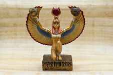 RAER Egyptian  Isis Wings Goddess Figurine hand painted Egyptian BC picture