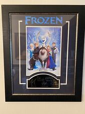 Disney Frozen Authentic Cast Autographed Print 18x24 Professionally Framed picture