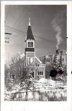RPPC Catholic Church and Hospital, Fairbanks, Alaska - 1948 Photo Postcard picture