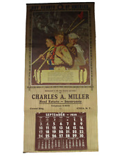 Norman Rockwell Boy Scout  Calendar 1939 charles miller real estate rare large picture