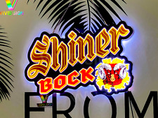 Shiner Bock Beer Ram 3D LED 20